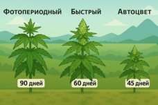 Как работают быстроцветущие сорта каннабиса