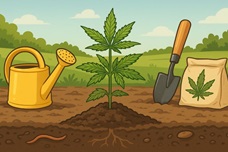 Подготовка к посадке каннабиса в аутдоре